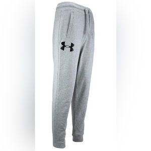 🔥NEW🔥Under Armour Mens Rival Fleece Jogger Pants Light Heather Large NWT